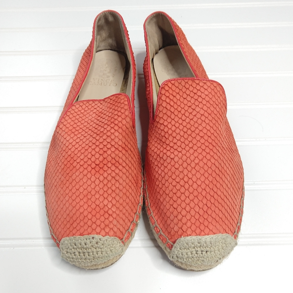 VINCE CAMUTO | Orange Driston Espadrilles Flats